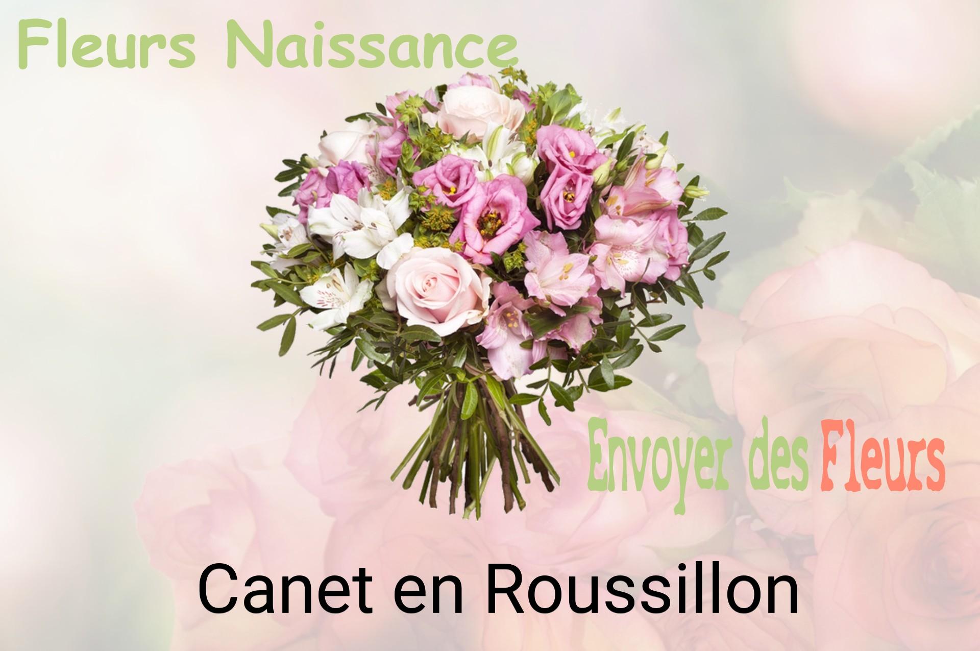 Bouquet de fleurs de naissance livré à Canet-en-Roussillon